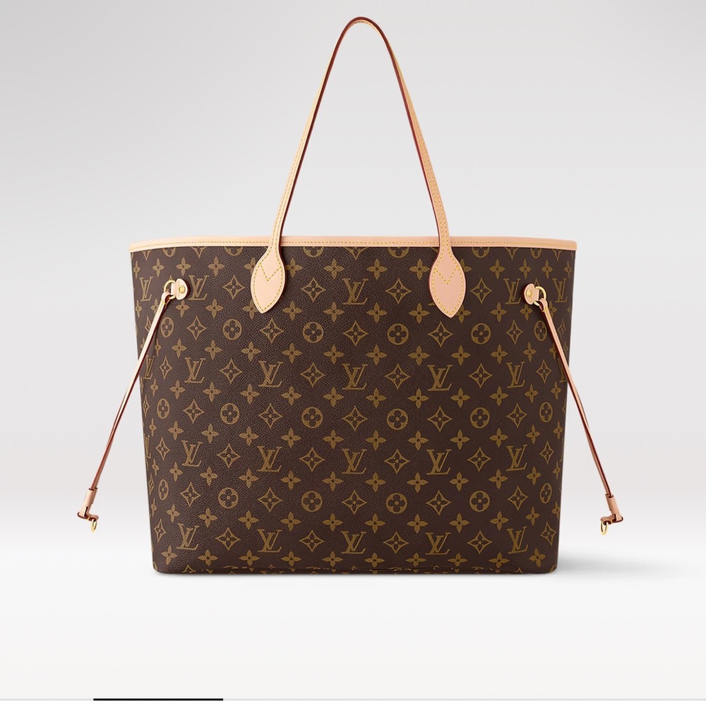 Louis Vuitton Brown Monogram Neverfull Tote Bag
